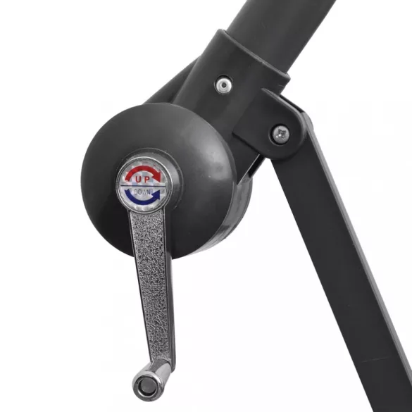 kék konzolos kerti napernyő 3 m