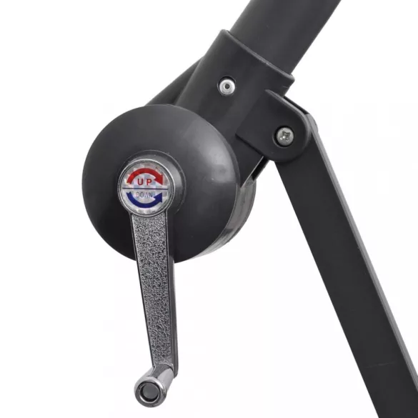 homokfehér konzolos kerti napernyő 3 m