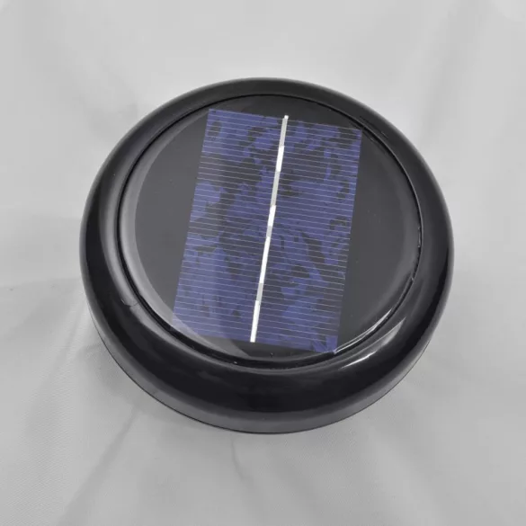 homokfehér konzolos kerti napernyő LED-del 3 m