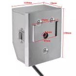 BBQ forgónyárs professzionállis motorral acél 900 mm