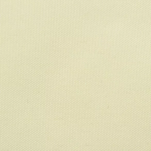 négyszögletes, krémszínű oxford szövet napvitorla 2 x 4 m