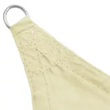 krémszínű oxford szövet napvitorla 3,6 x 3,6 x 3,6 m