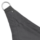 négyszögletes antracitszürke oxford szövet napvitorla 2 x 4 m