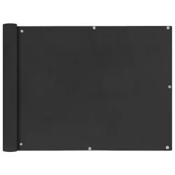   90x600 cm antracit szürke Oxford szövetű erkély ablak sötétítő