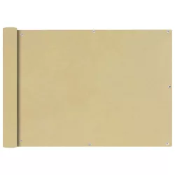 75x600 cm bézs Oxford szövetű erkély ablak sötétítő