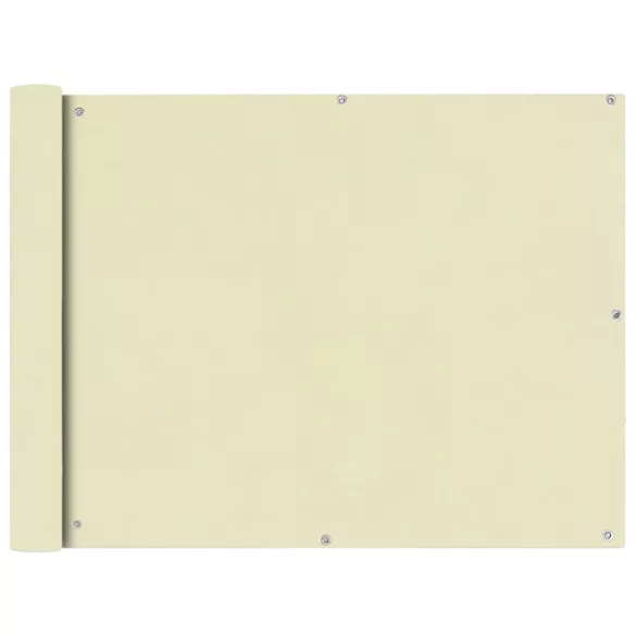 90x400 cm Krém Oxford szövetű erkély ablak sötétítő