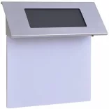 napelemes rozsdamentes acél házszám kivilágító