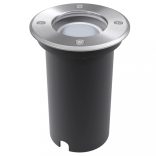 3 db kerek kültéri talajba építhető LED lámpa