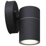 2 db lefelé világító, rozsdamentes acél kültéri LED falilámpa