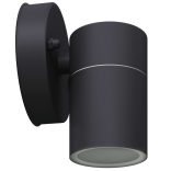 2 db lefelé világító, rozsdamentes acél kültéri LED falilámpa