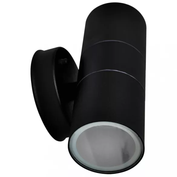 2 db fel/lefelé világító rozsdamentes acél kültéri falilámpa