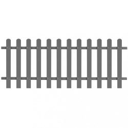 WPC léckerítés 200 x 80 cm