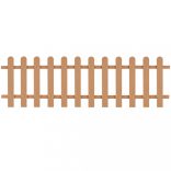 WPC léckerítés 200 x 60 cm