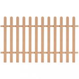 WPC léckerítés 200 x 120 cm