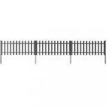 3 db WPC léckerítés oszlopokkal 600 x 60 cm