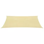 négyzet alakú HDPE napvitorla 2 x 2 m bézs