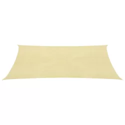 négyzet alakú HDPE napvitorla 2 x 2 m bézs