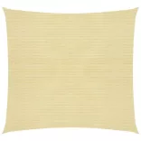 négyzet alakú HDPE napvitorla 2 x 2 m bézs