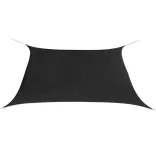 négyzet alakú Oxford szövet napvitorla 2 x 2 m antracitszürke