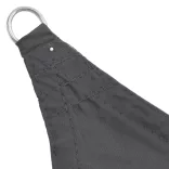 négyzet alakú Oxford szövet napvitorla 2 x 2 m antracitszürke