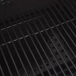 BBQ fekete faszén grillsütő polccal