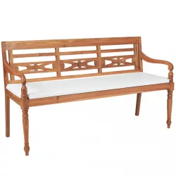 tíkfa Batavia pad párnákkal 150 cm