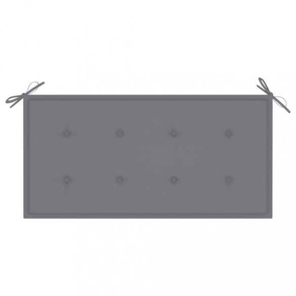 szürke oxford szövet kerti padpárna 100x50x4 cm