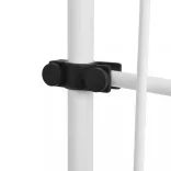 kézzel feltekerhető napellenző kék-fehér csíkokkal 300 cm