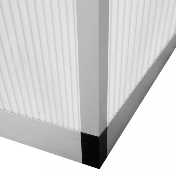 megerősített alumínium melegház 3,46 m²