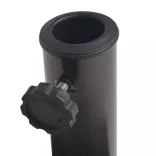 félkör alakú, bronz színű gyanta napernyő talp 9 kg