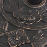 félkör alakú, bronz színű gyanta napernyő talp 9 kg