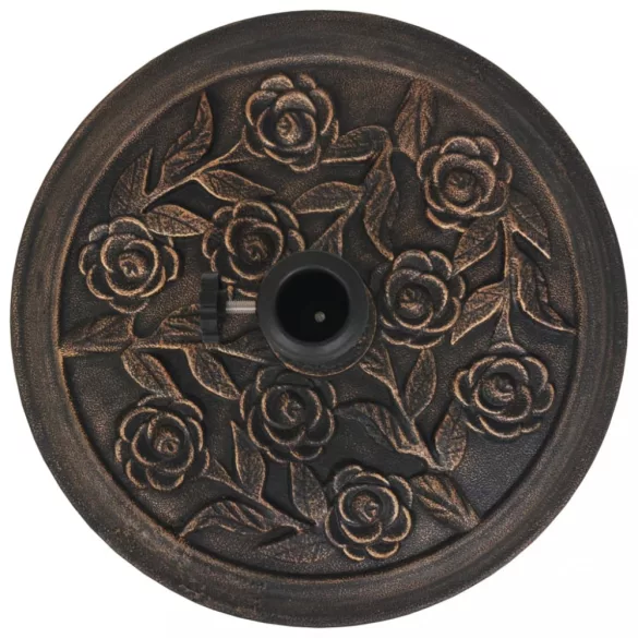 kör alakú, bronz színű gyanta napernyő talp 9 kg