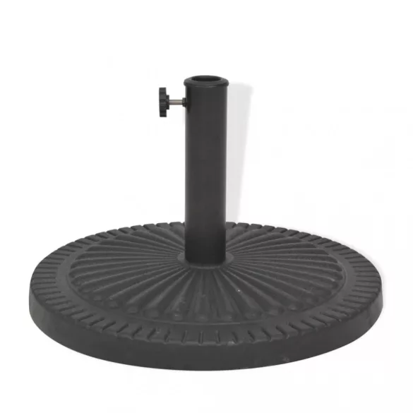 kör alakú, fekete gyanta napernyő talp 14 kg