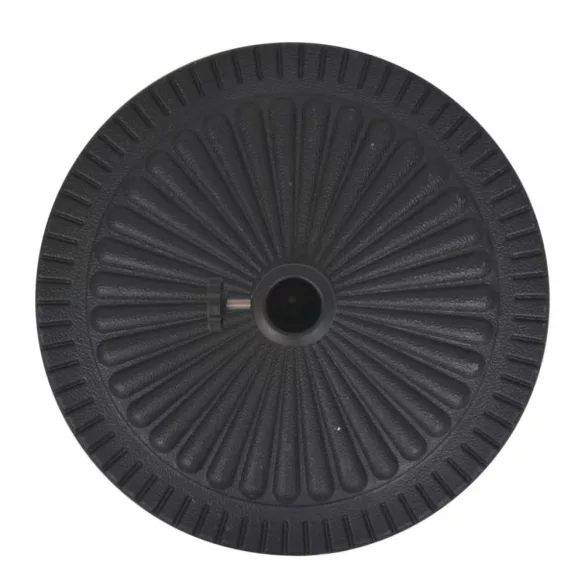 kör alakú, fekete gyanta napernyő talp 14 kg