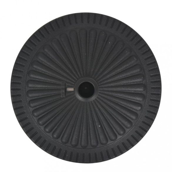 kör alakú, fekete gyanta napernyő talp 29 kg