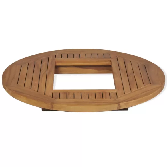 tíkfa sörös rekesz asztallap 70 cm