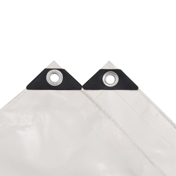 fehér takaróponyva 650 g/m² 4 x 5 m