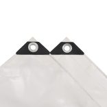 fehér takaróponyva 650 g/m² 4 x 6 m