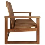 tömör akácfa kerti pad 110 cm