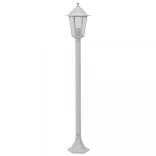 6 db fehér alumínium kerti állólámpa, E27, 110 cm