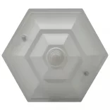 6 db fehér alumínium kerti állólámpa, E27, 110 cm