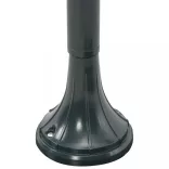 sötétzöld alumínium kerti állólámpa, E27, 120 cm