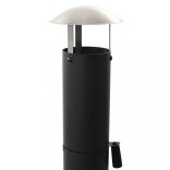 kültéri faszenes pizzasütő kemence pizzakővel