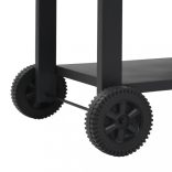 kültéri faszenes pizzasütő kemence pizzakővel