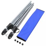 kék függőágy összecsukható állvánnyal