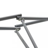 fekete függőágy összecsukható állvánnyal