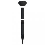 4 db napelemes kültéri LED gömblámpa, 15 cm RGB