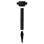 3 db napelemes kültéri LED gömblámpa, 20 cm RGB