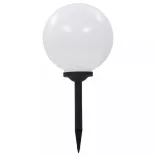 2 db napelemes kültéri LED gömblámpa, 30 cm RGB