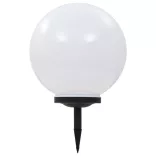 napelemes kültéri LED gömblámpa, 40 cm RGB